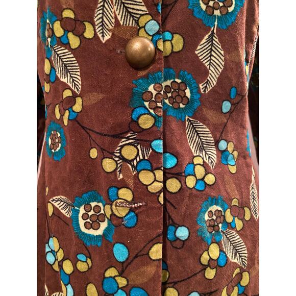 Vintage Velvet Floral Penny Lane Coat - Picture 4 of 10